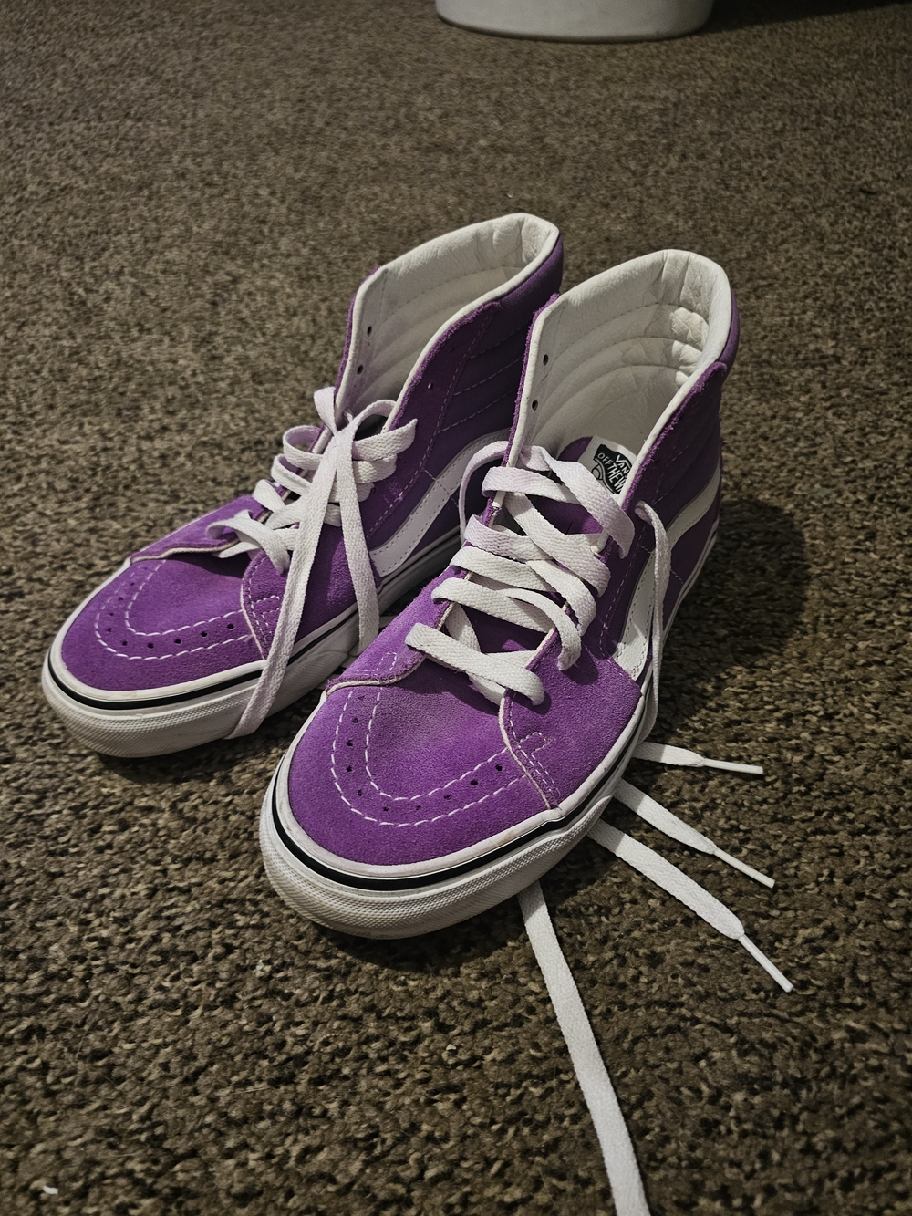 Vans Purple High-Top Sneakers